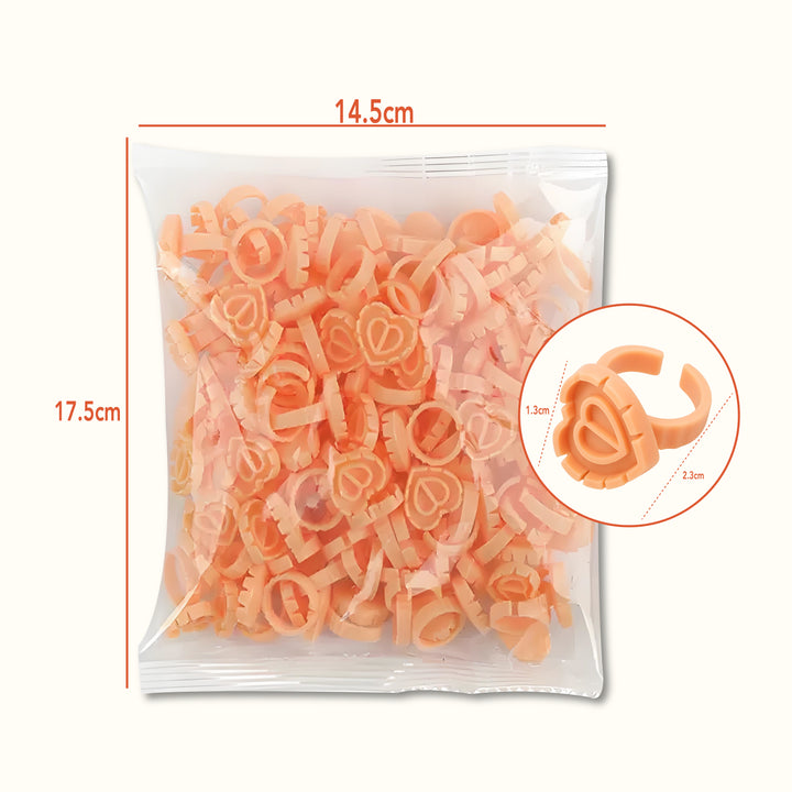 Heart Glue Rings