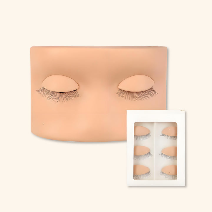 Mannequin Head With Removable Eyelids For Lash Extensions