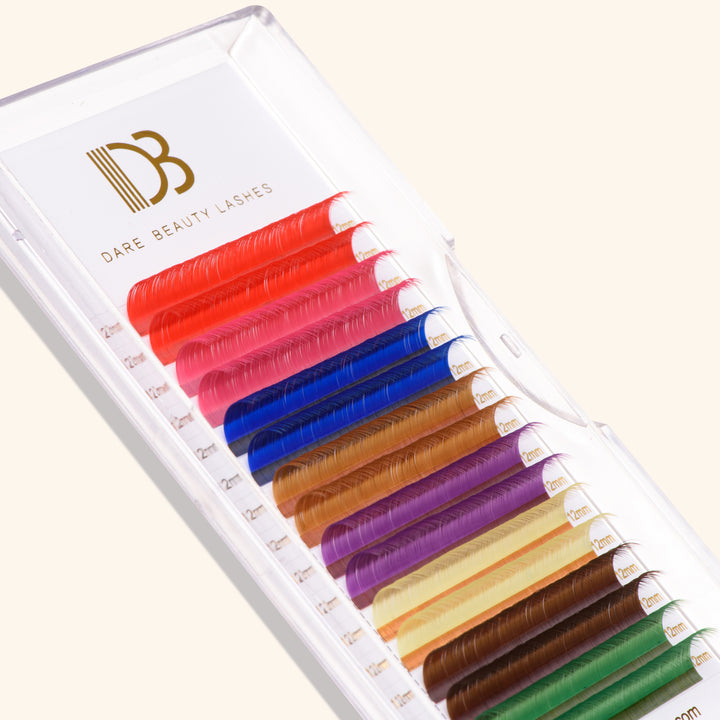 0.07MM Colored Volume Eyelash Extensions
