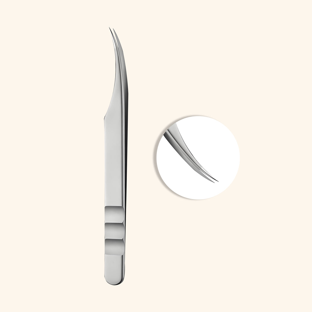 Silver Tweezers For Eyelash Extension