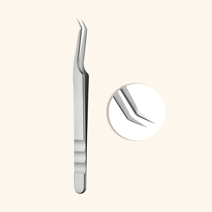 Silver Tweezers For Eyelash Extension