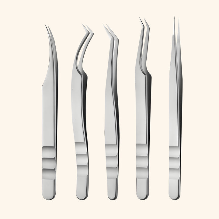 Silver Tweezers For Eyelash Extension
