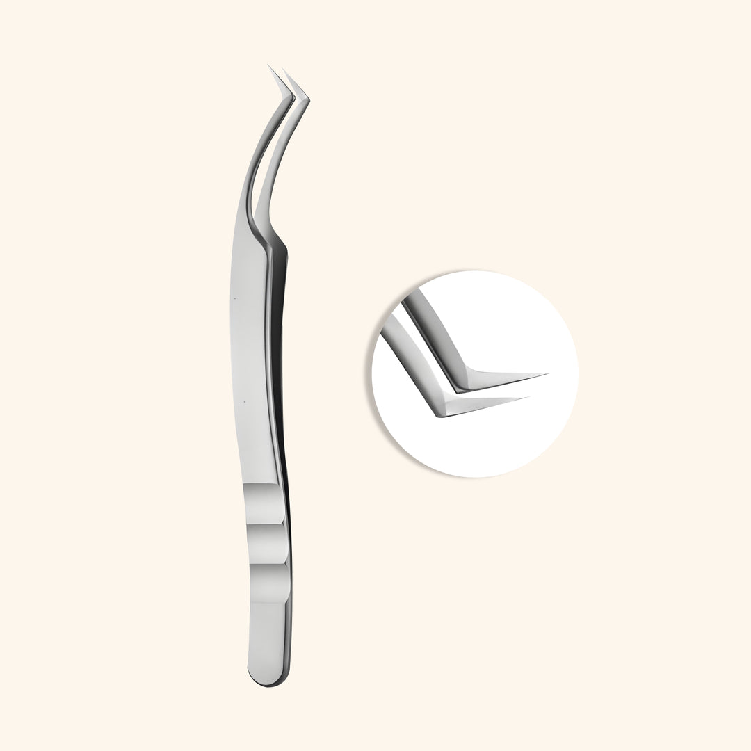 Silver Tweezers For Eyelash Extension