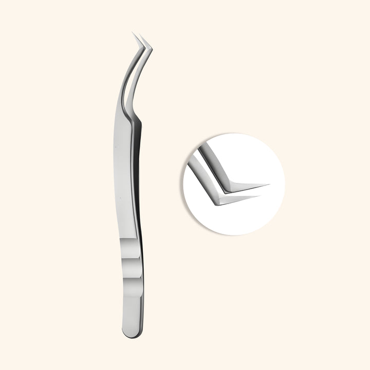 Silver Tweezers For Eyelash Extension