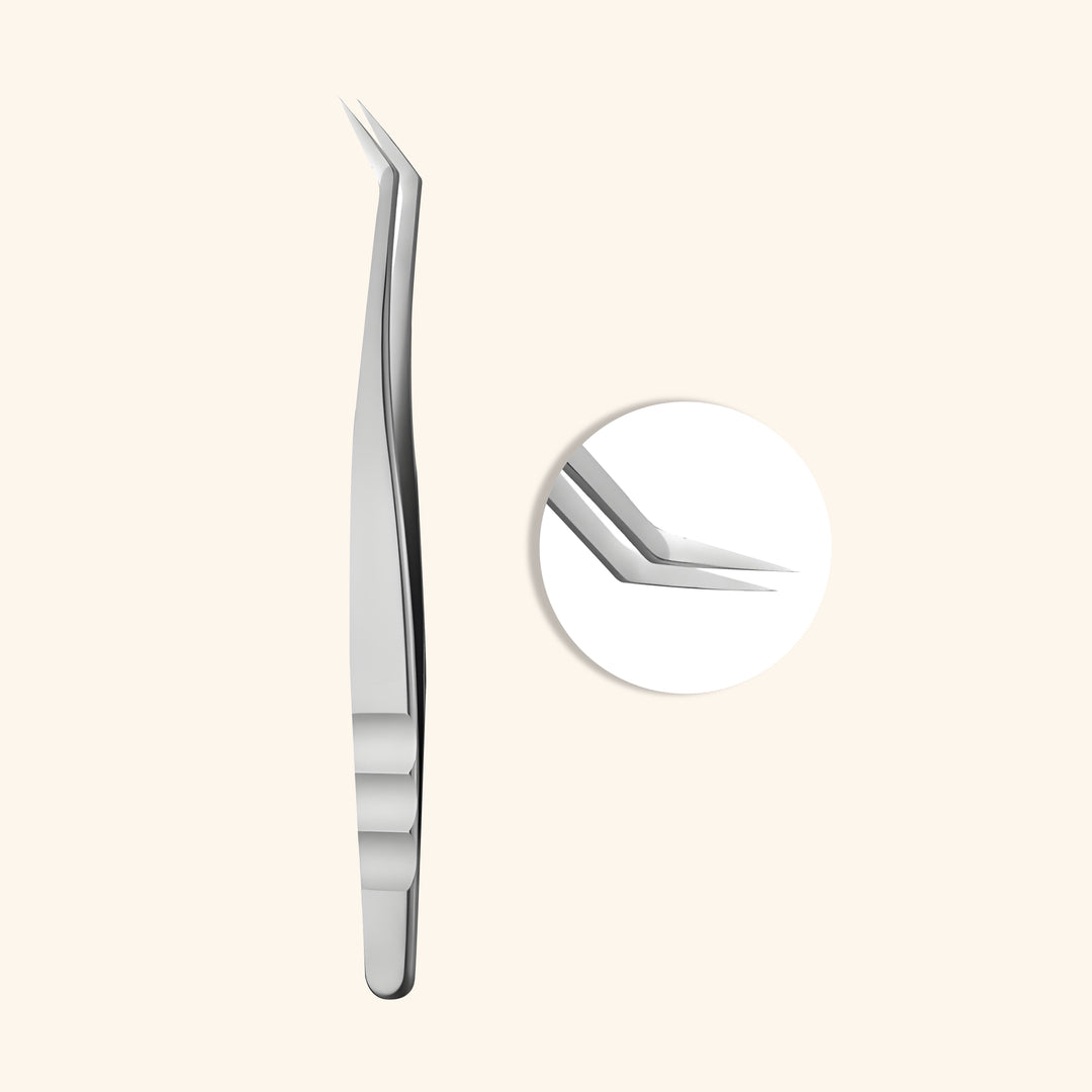 Silver Tweezers For Eyelash Extension