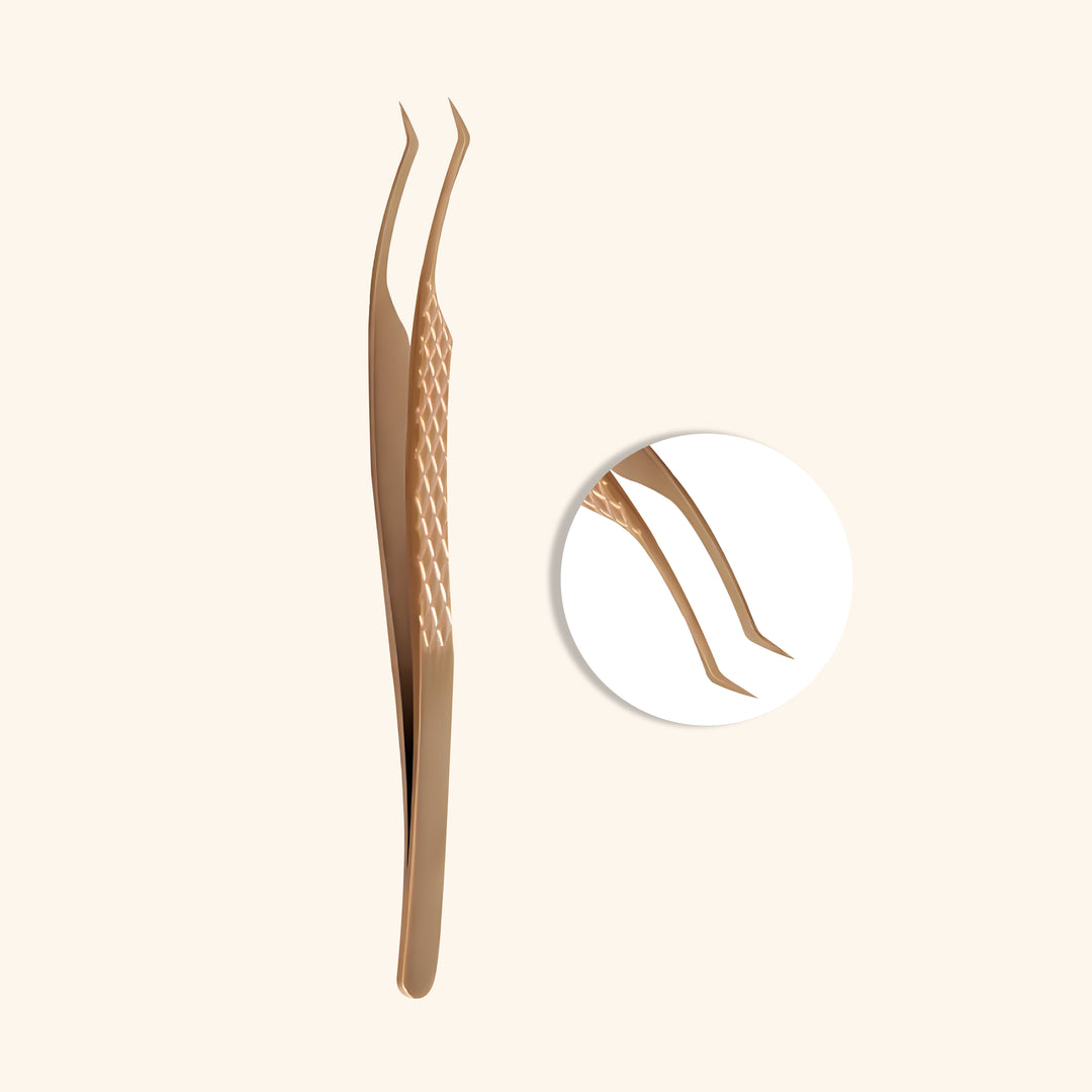 Gold Tweezers For Eyelash Extension