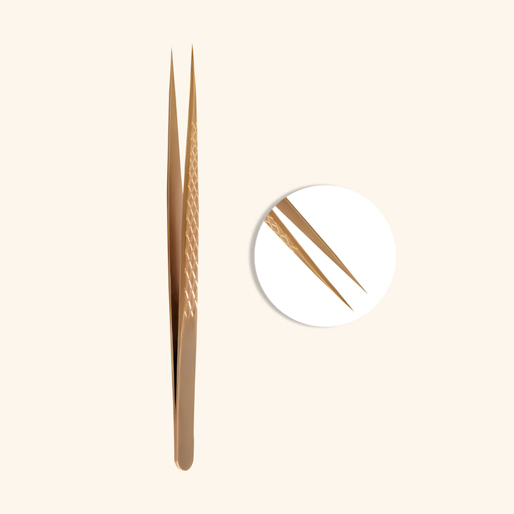 Gold Tweezers For Eyelash Extension