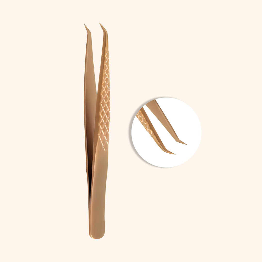 Gold Tweezers For Eyelash Extension