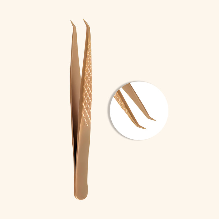 Gold Tweezers For Eyelash Extension