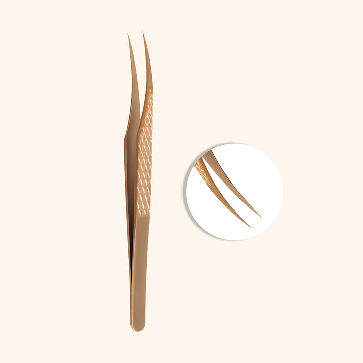 Gold Tweezers For Eyelash Extension