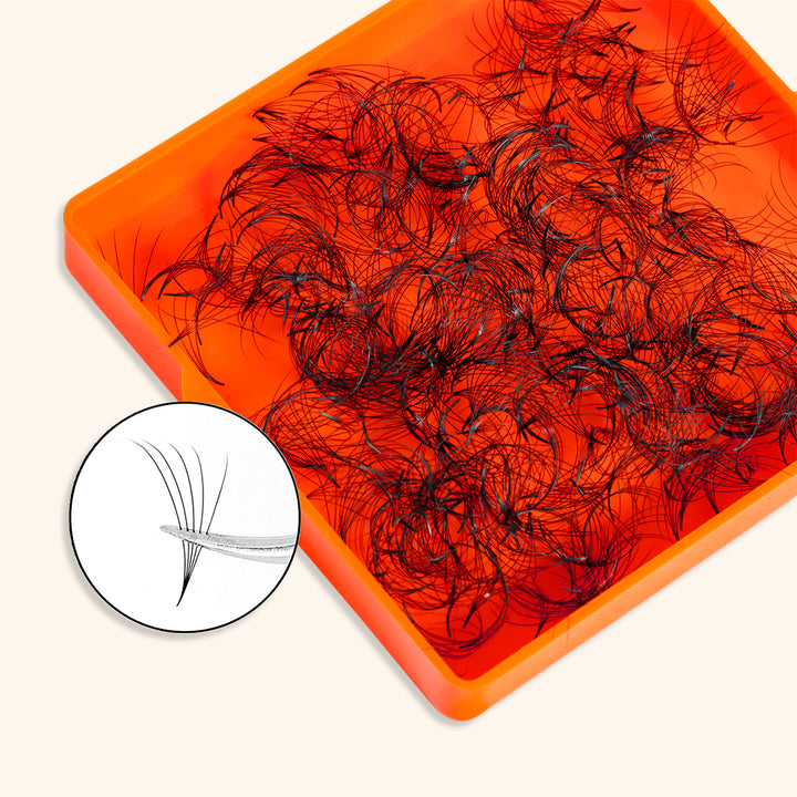 5D Handmade Premade Volume Loose Fans Pointy Base(500 Fans)