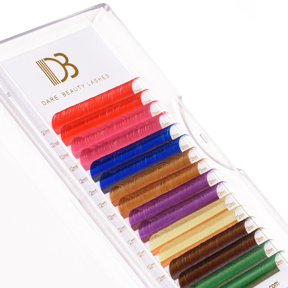 0.07MM Colored Volume Eyelash Extensions